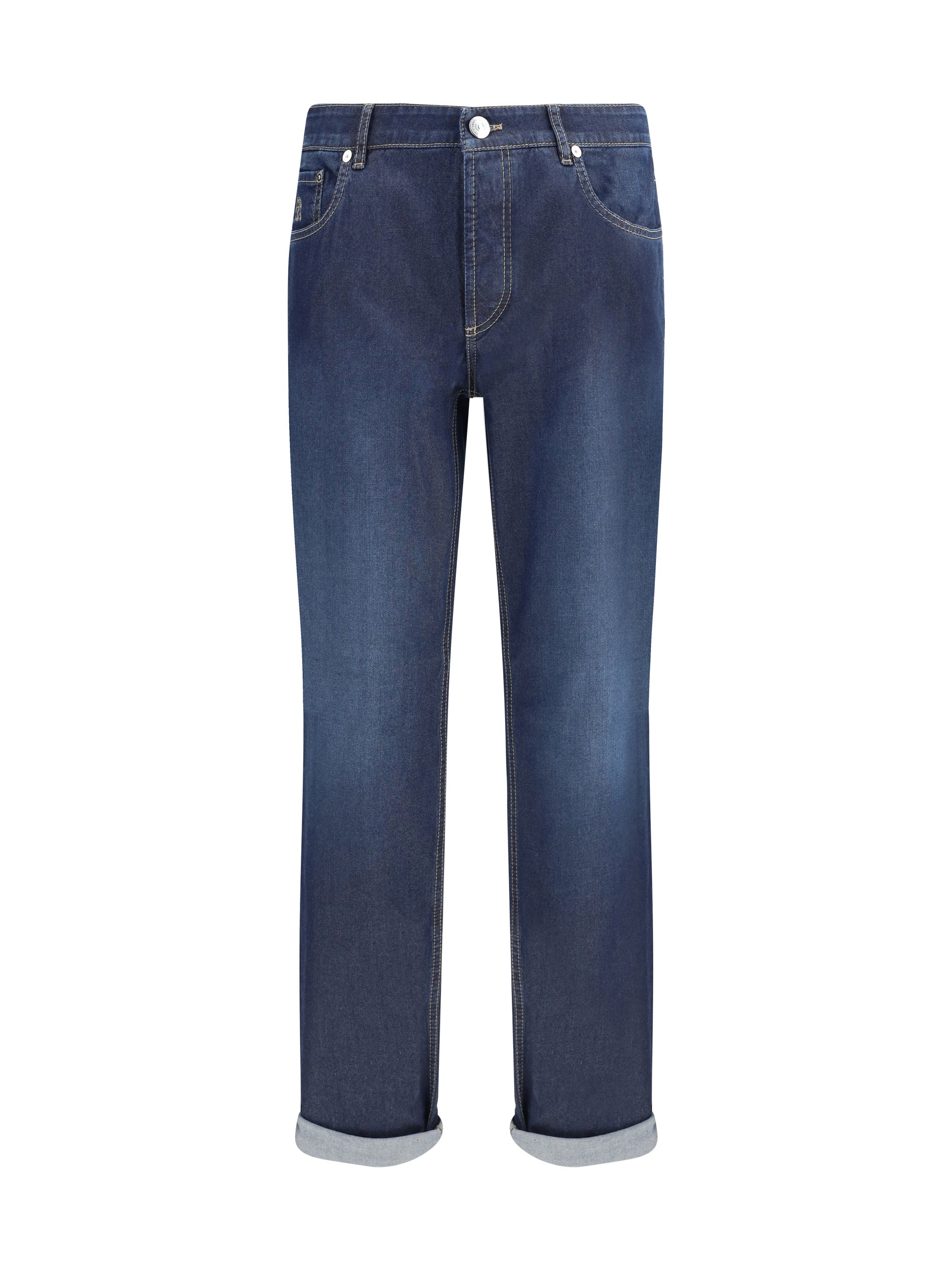 Brunello Cucinelli Men Traditional Fit Jeans - 1