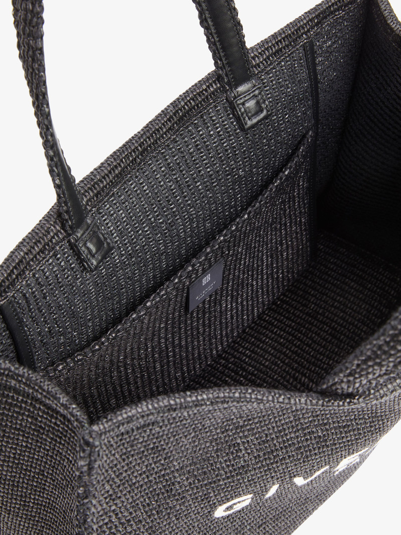 MEDIUM G-TOTE BAG IN RAFFIA 5