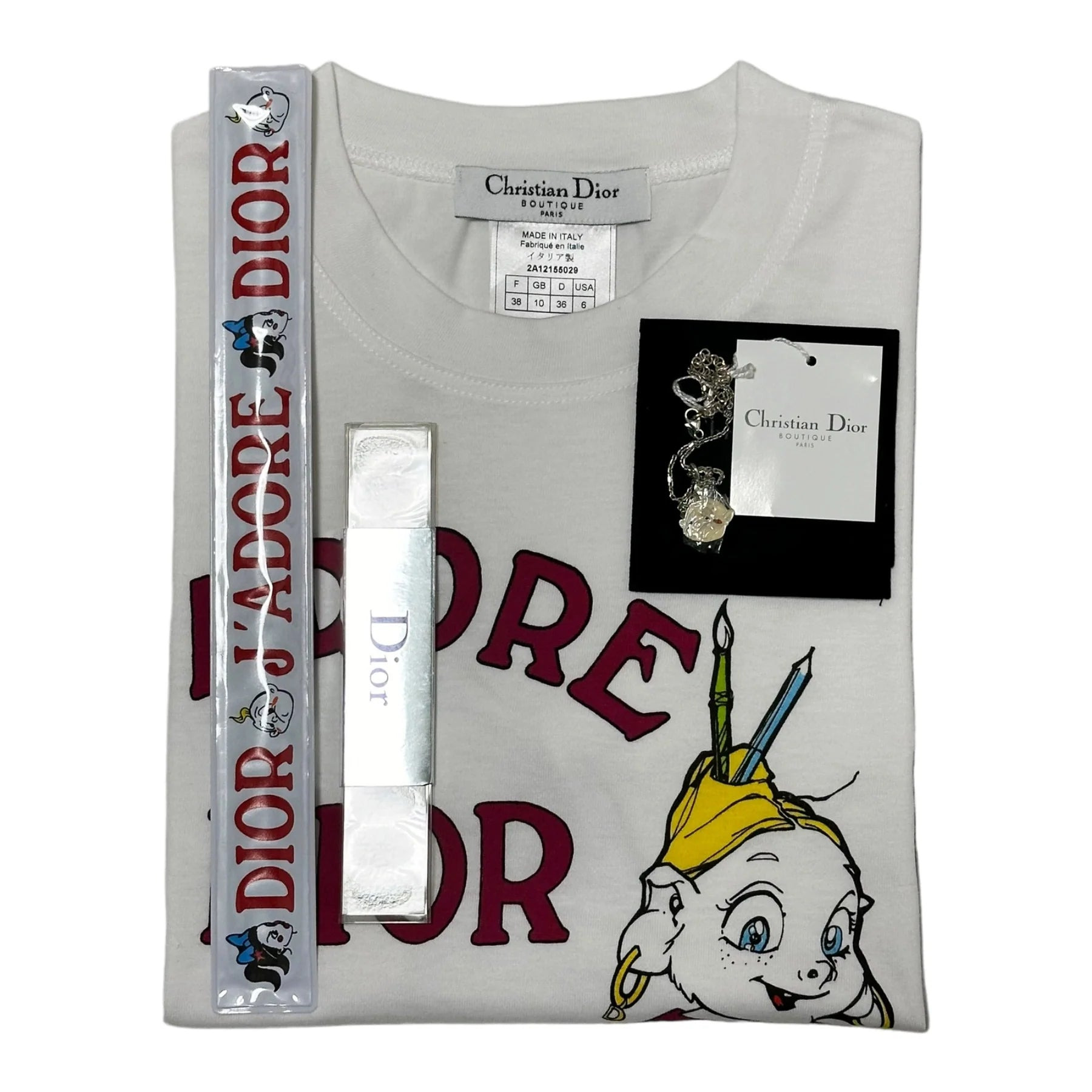 CHRISTIAN DIOR 2002 Cartoon T-Shirt Set - 6