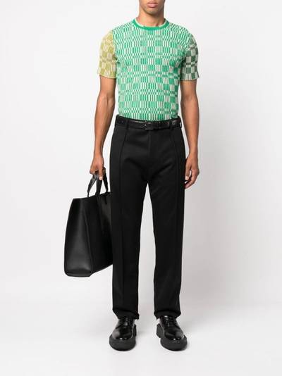 424 tailored straight-leg trousers outlook