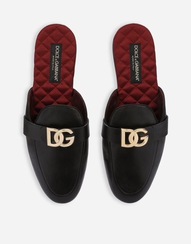 Calfskin nappa Bramante slippers - 4
