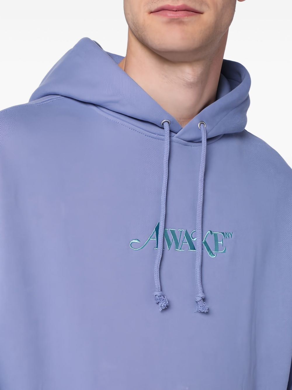 logo-embroidered hoodie - 4