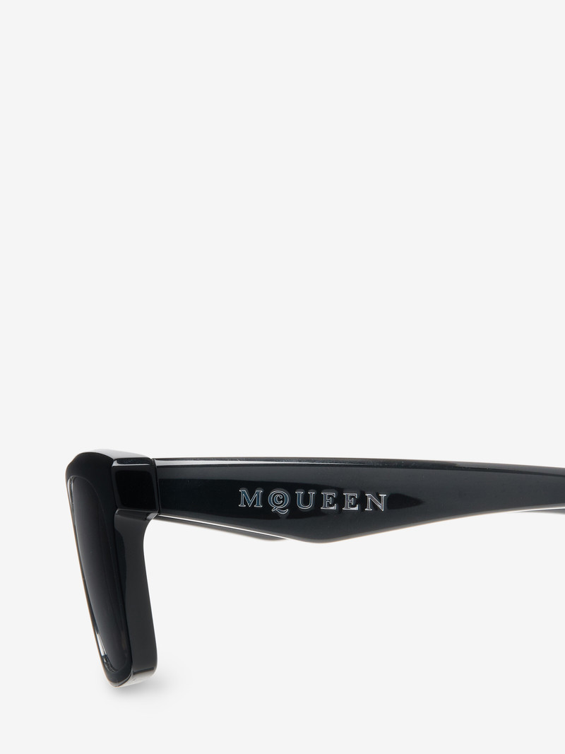 McQueen Logo Rectangular Sunglasses 5