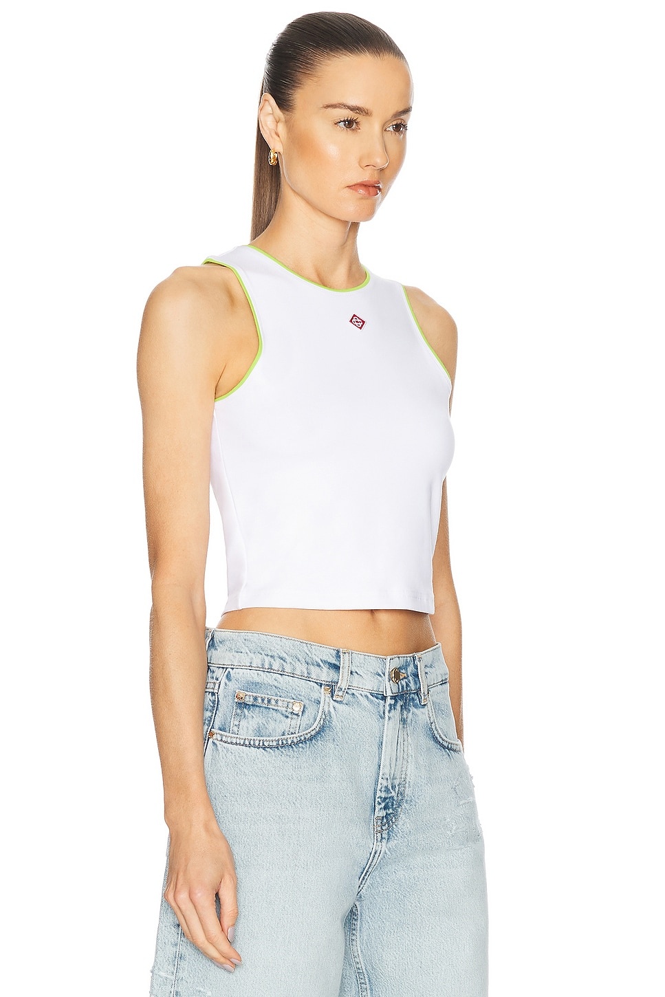 Cropped Tank Top - 2