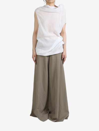 The Row Dela flared trousers outlook