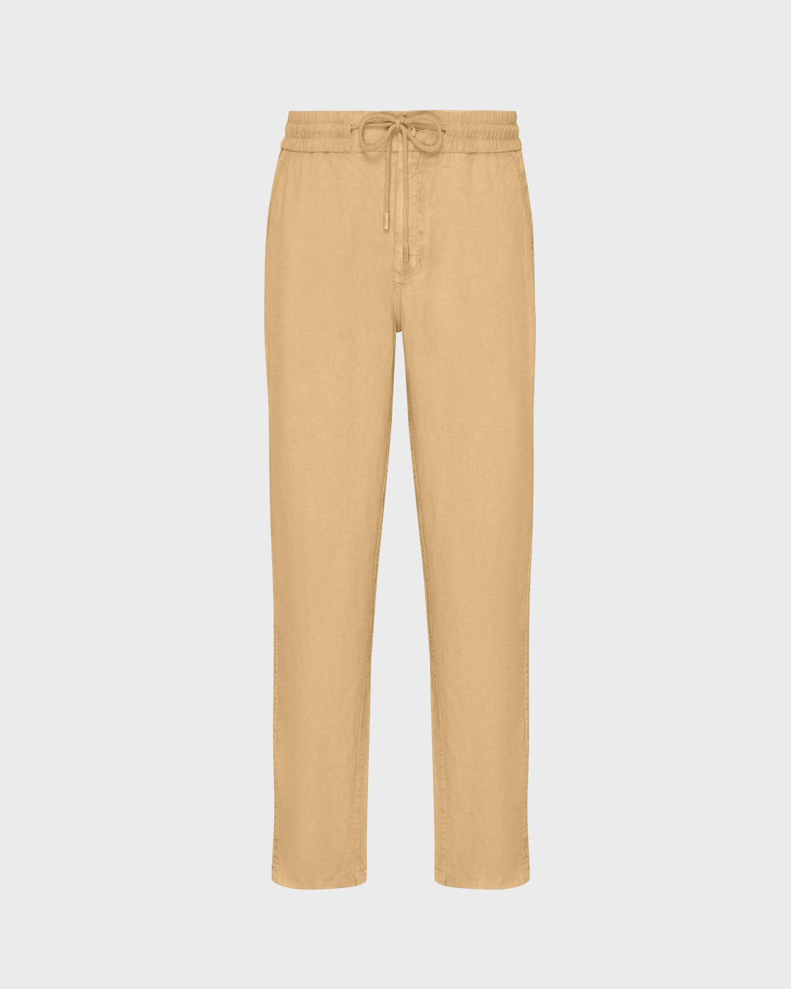 MEN LINEN PANTS REGULAR FIT NATURAL DYE - 1