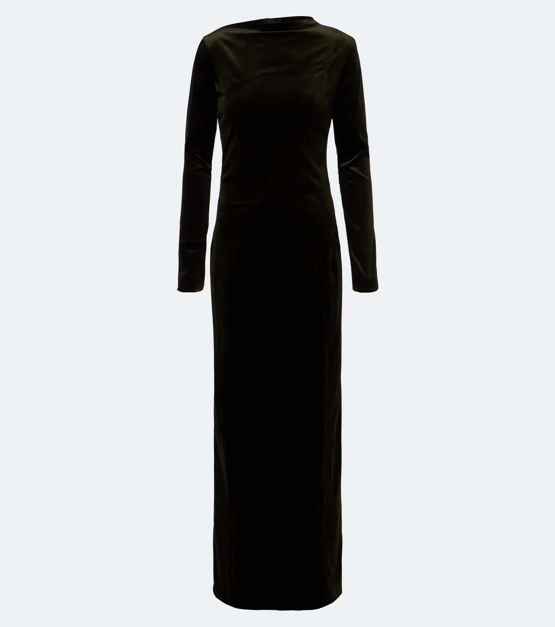 Cotton velvet gown - 1