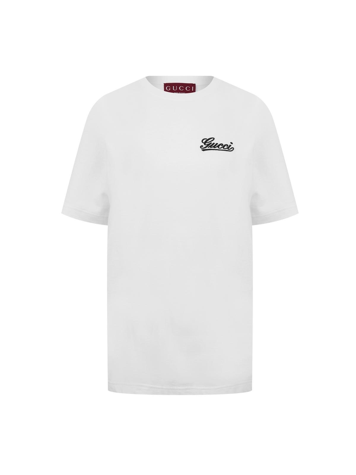 GUCCI 'New Ancora' T-shirt グッチ レディース Tシャツ GUCCI OVERSIZED ANCORA LOGO T SHIRT | cruisefashion | REVERSIBLE