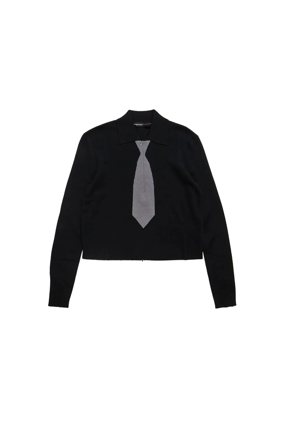 Spencer Badu Grey Tie Polo Black - 1
