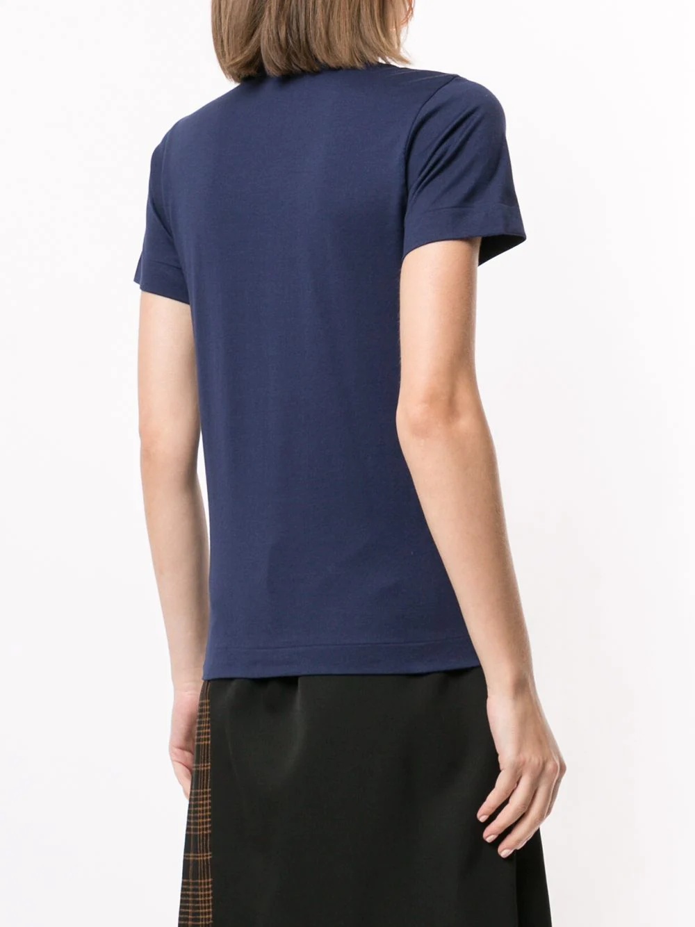 logo-patch printed T-shirt - 4