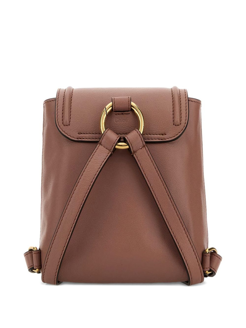 Chloé mini Horse Medal leather backpack outlook