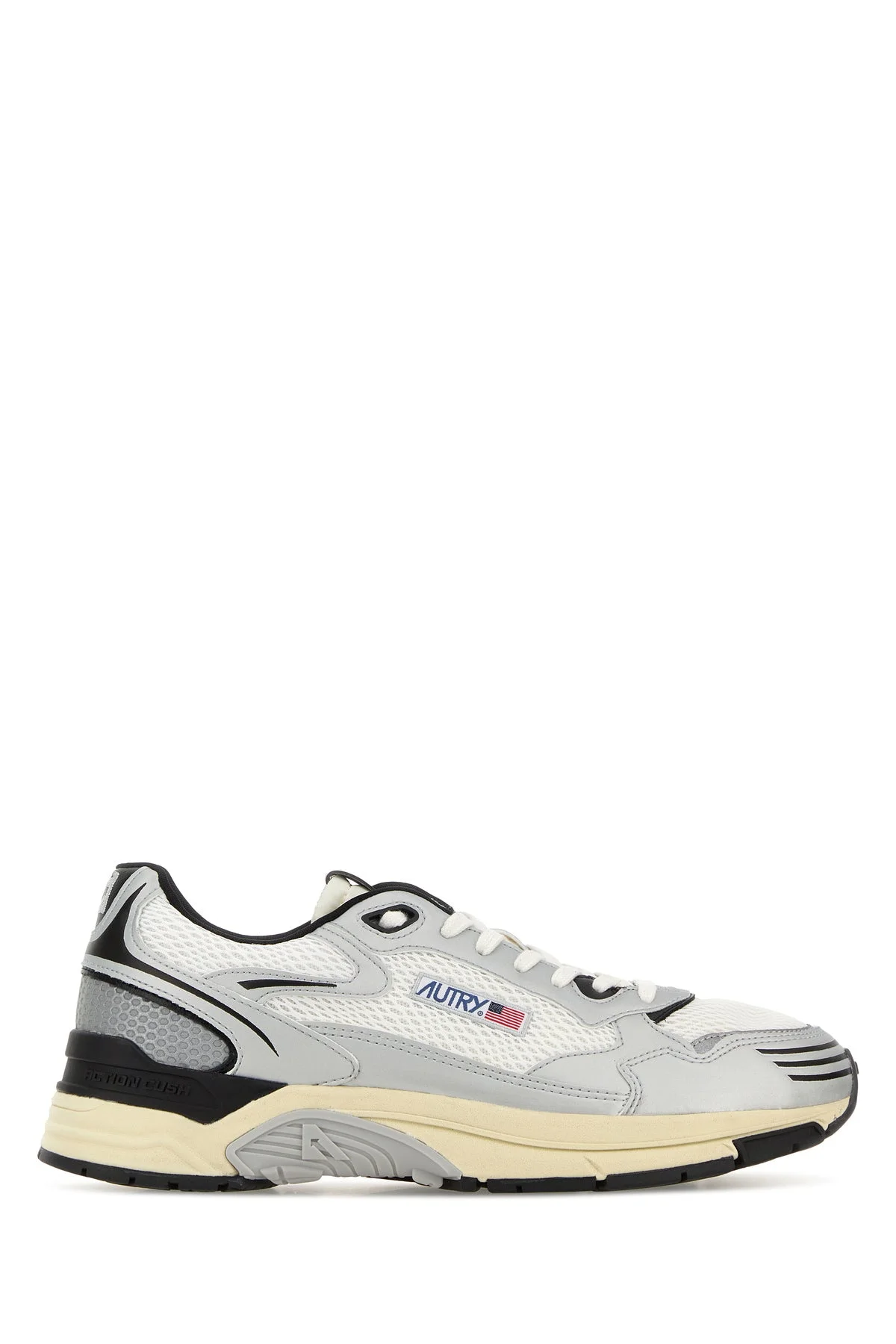 Multicolor leather and mesh Hyperway sneakers - 1