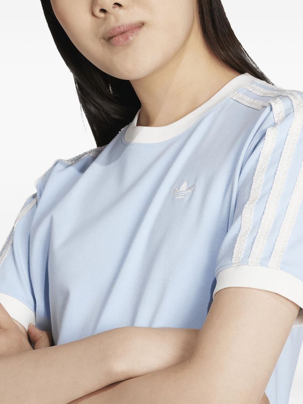 Ruffle three-stripes T-shirt - 3