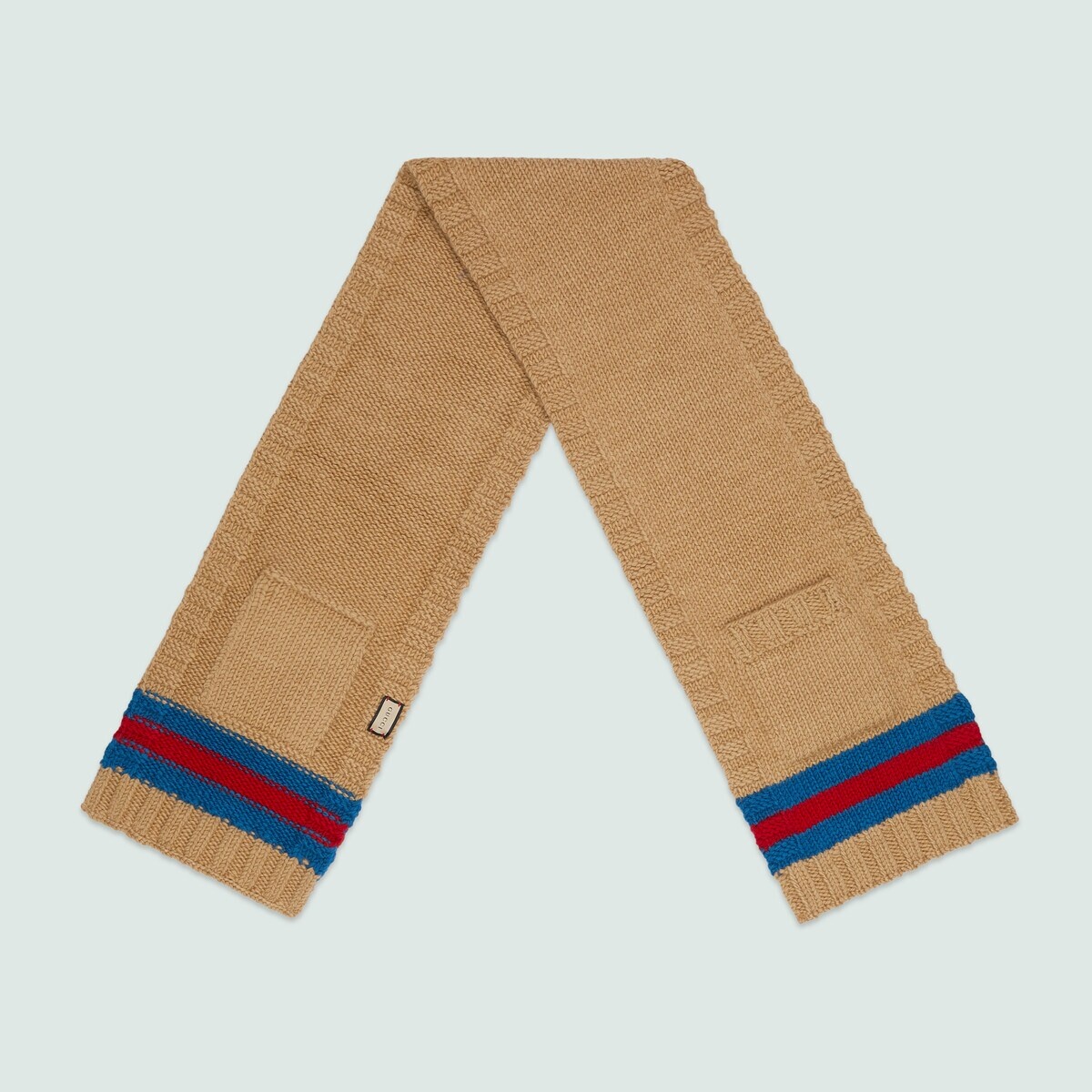 Wool scarf with pockets - 2