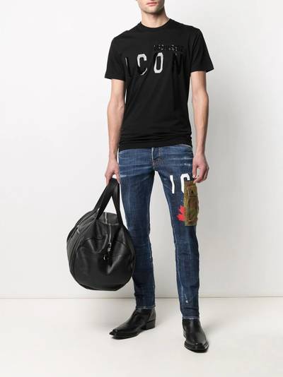 DSQUARED2 logo-print T-shirt outlook