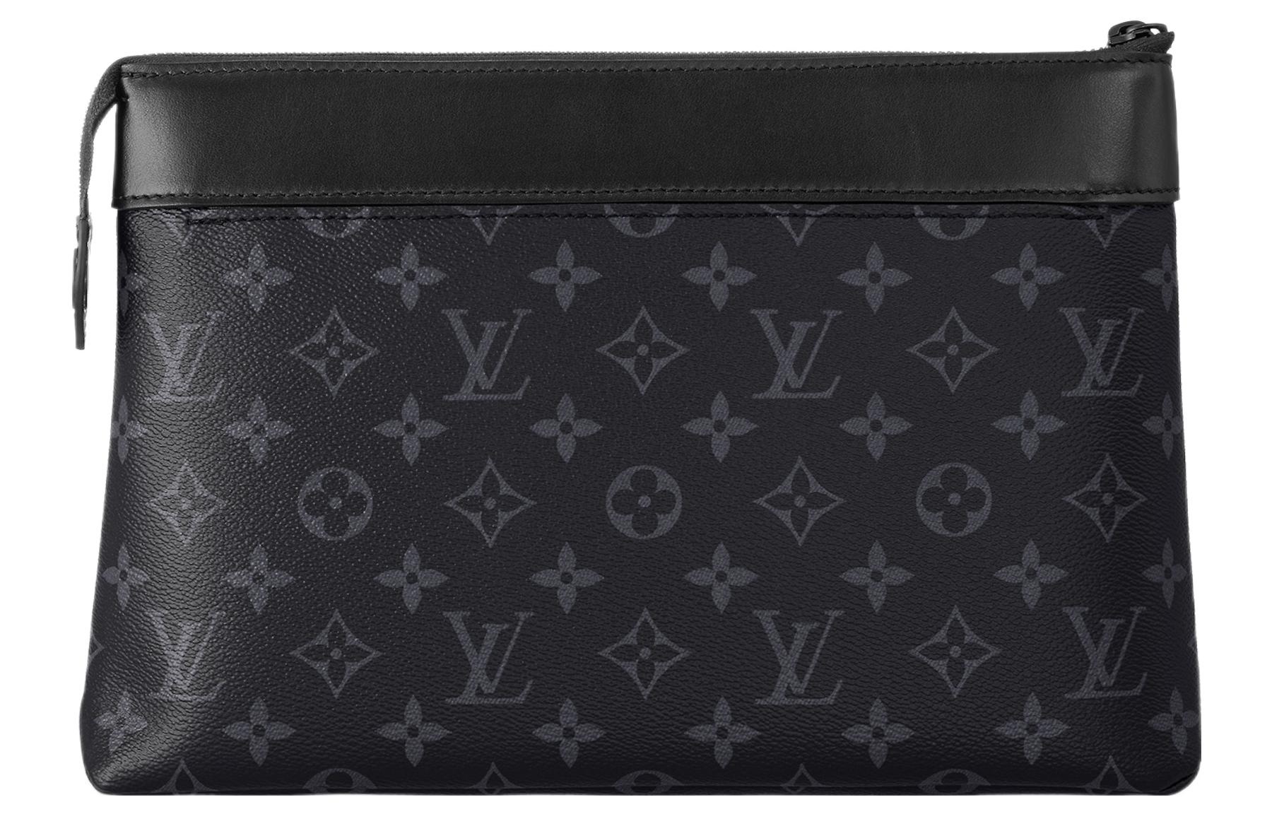 LOUIS VUITTON Pochette Voyage Souple Monogram Eclipse 'Black' M82543 - 3