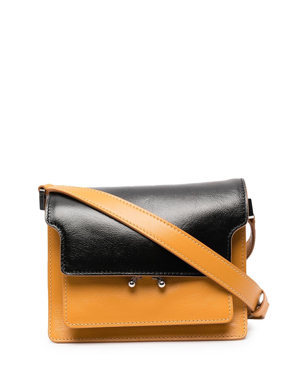 Trunk two-tone shoulder bag - 1