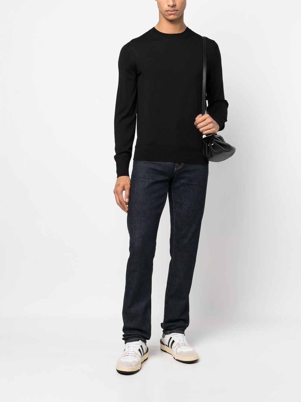 fine-knit wool jumper - 2