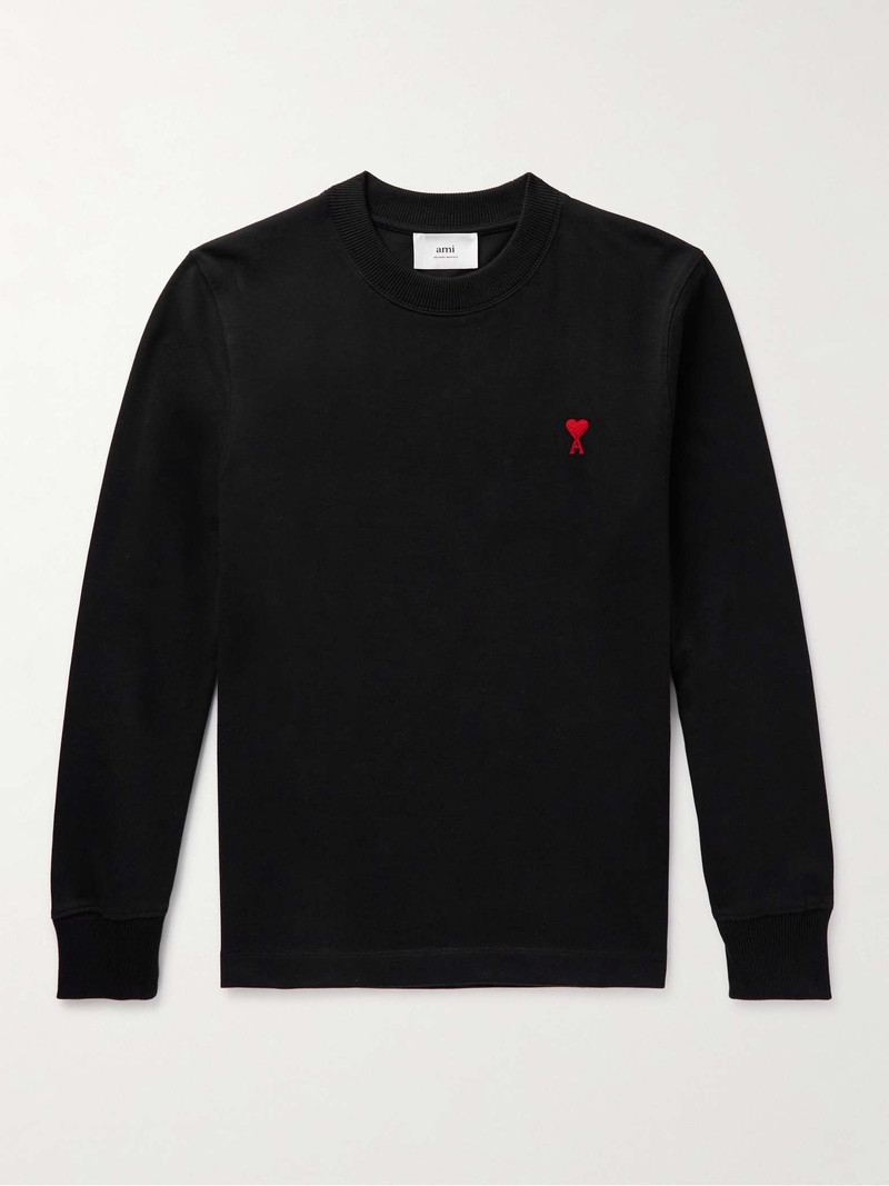 Logo-Embroidered Cotton-Jersey T-Shirt - 1