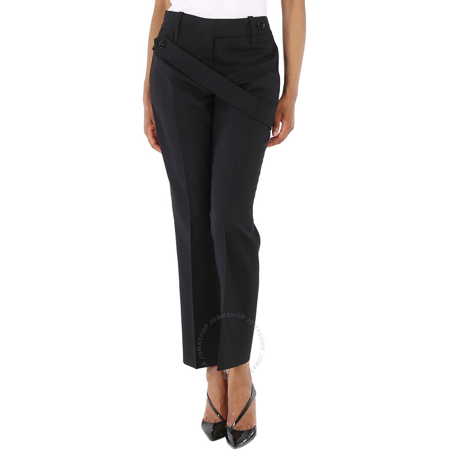 Burberry Ladies Black Wool Trousers - 3