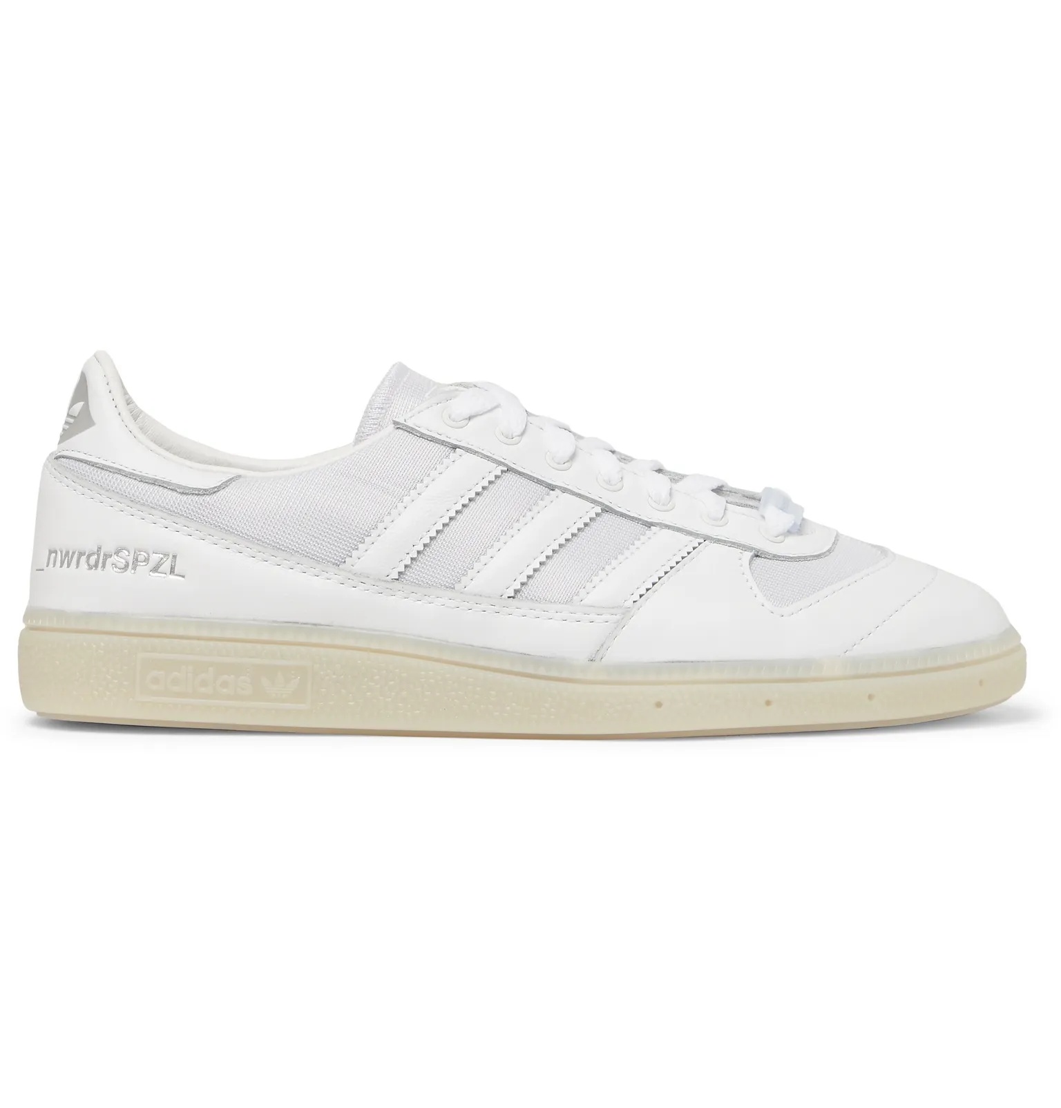 + New Order SPEZIAL Wilsy Leather and Reflective-Mesh Sneakers - 1