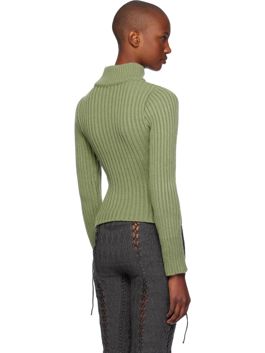 Green Hanna Turtleneck - 3