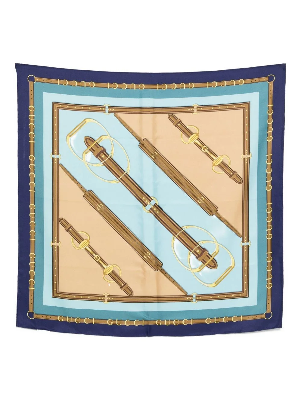 Printed silk foulard - 1