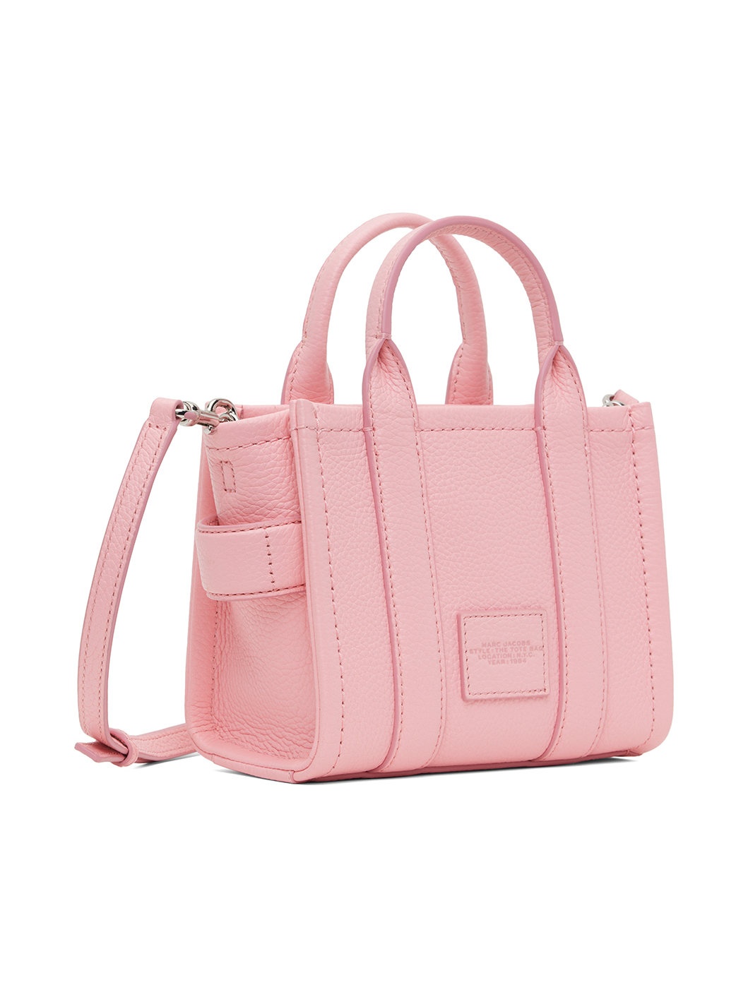 Pink 'The Leather Crossbody' Tote - 3