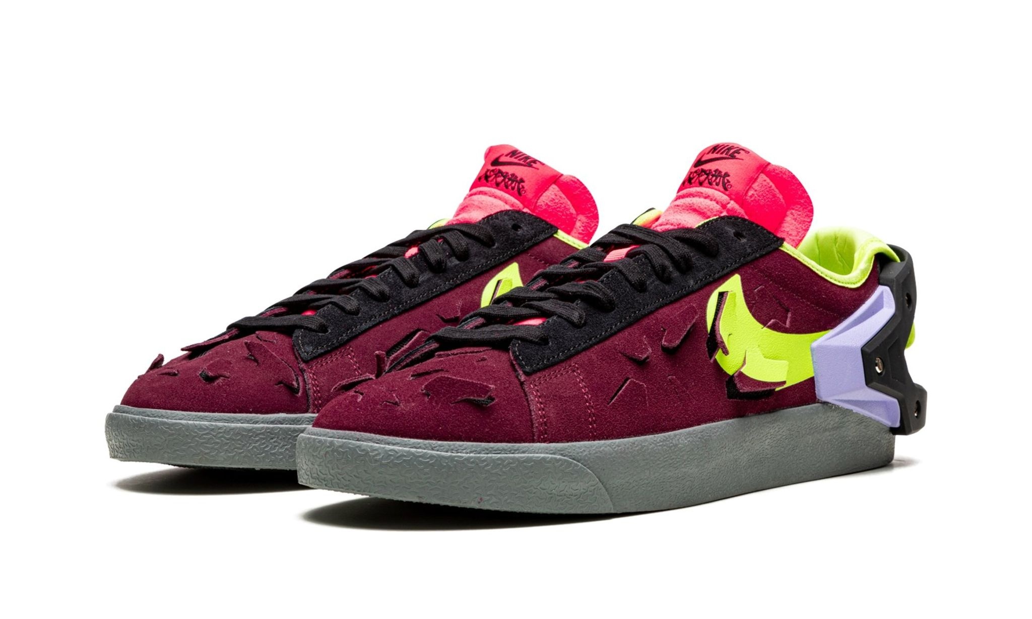 Blazer Low "Acronym Night Maroon" - 2