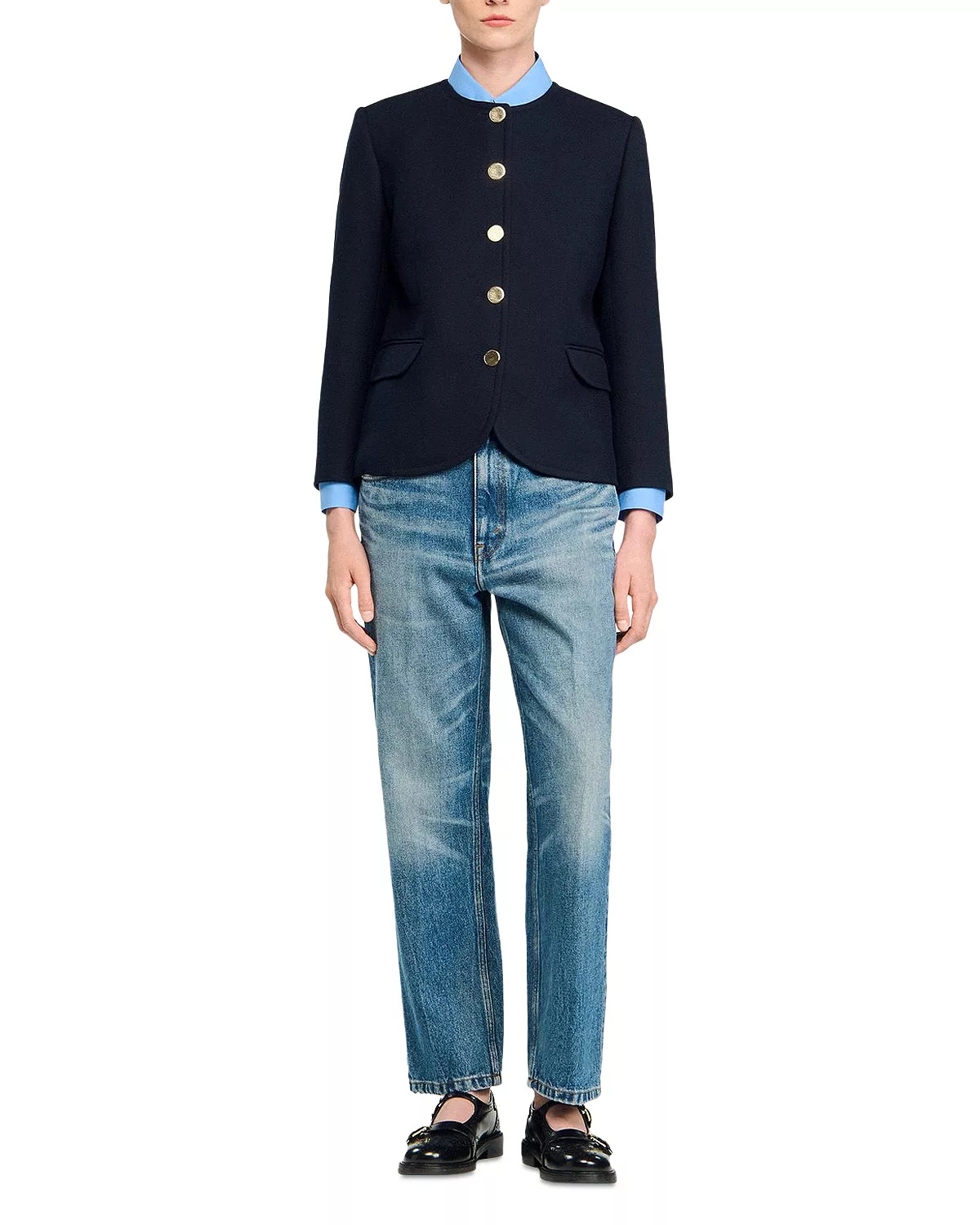 Round Collar Jacket - 5