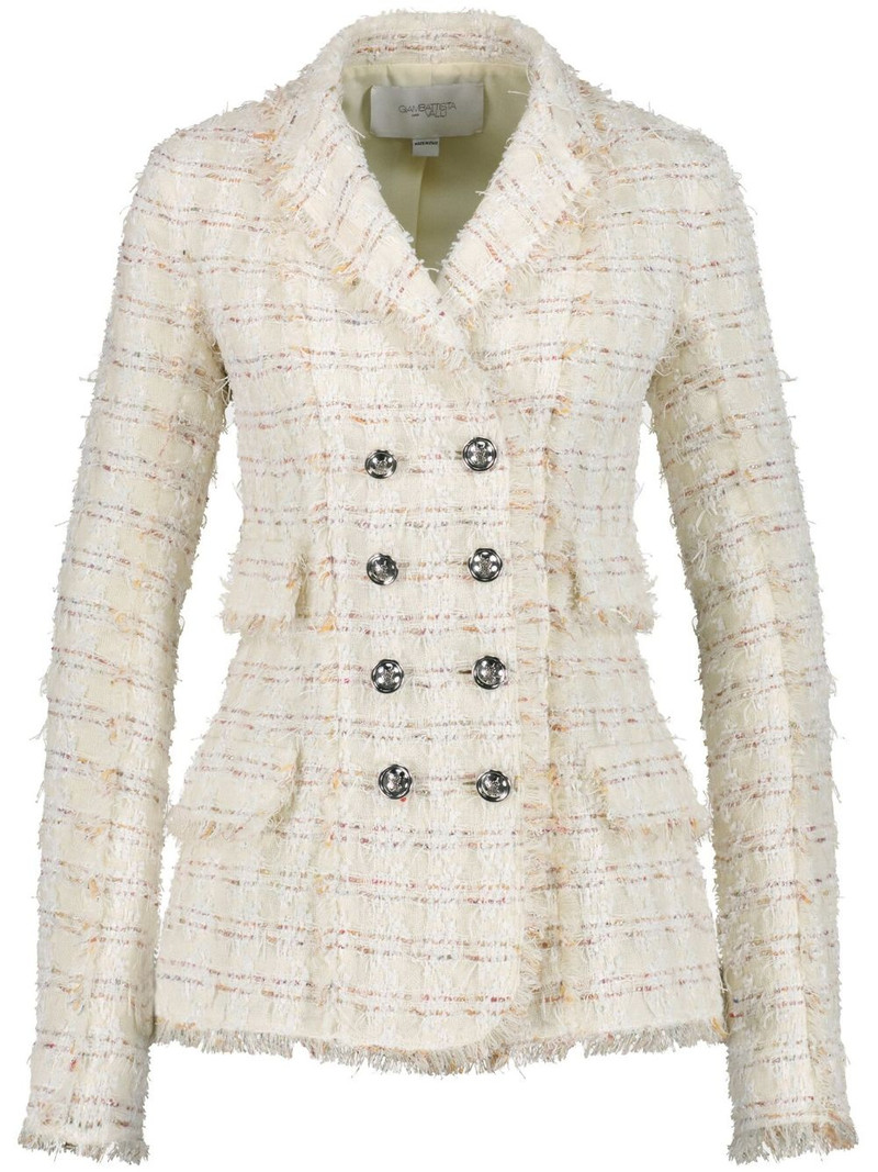 bouclÃ© double-breasted blazer 1