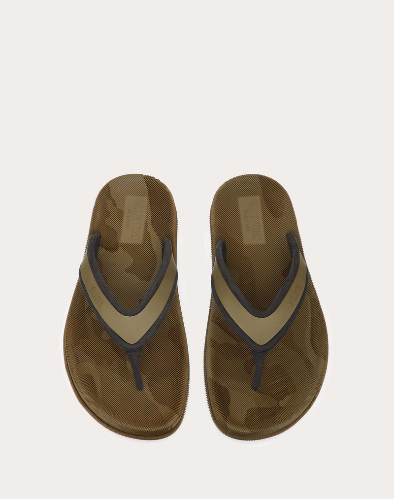 Alcantara and Rubber Flip Flop 4