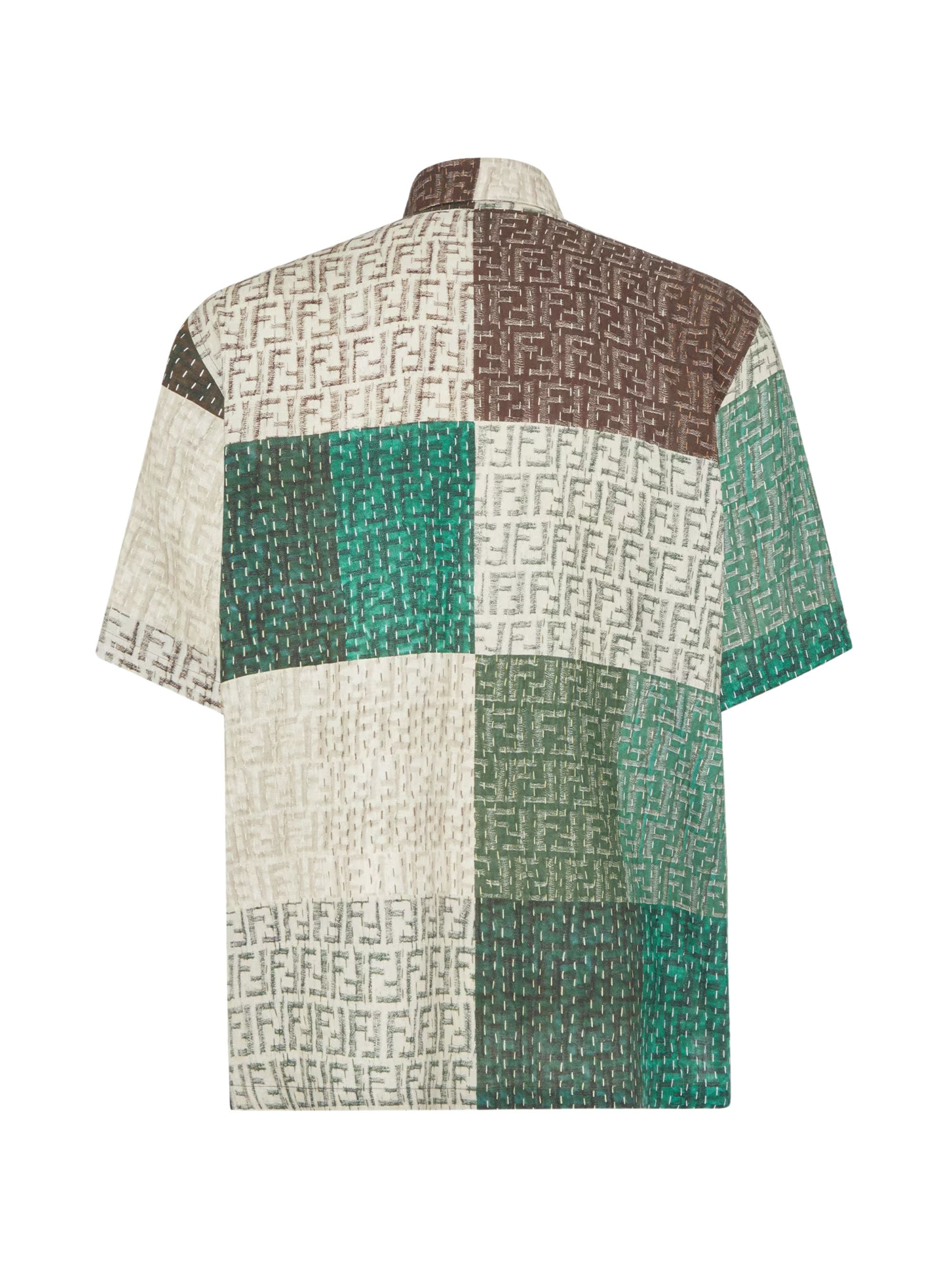 Fendi Men Ff Patch Shirt - 2