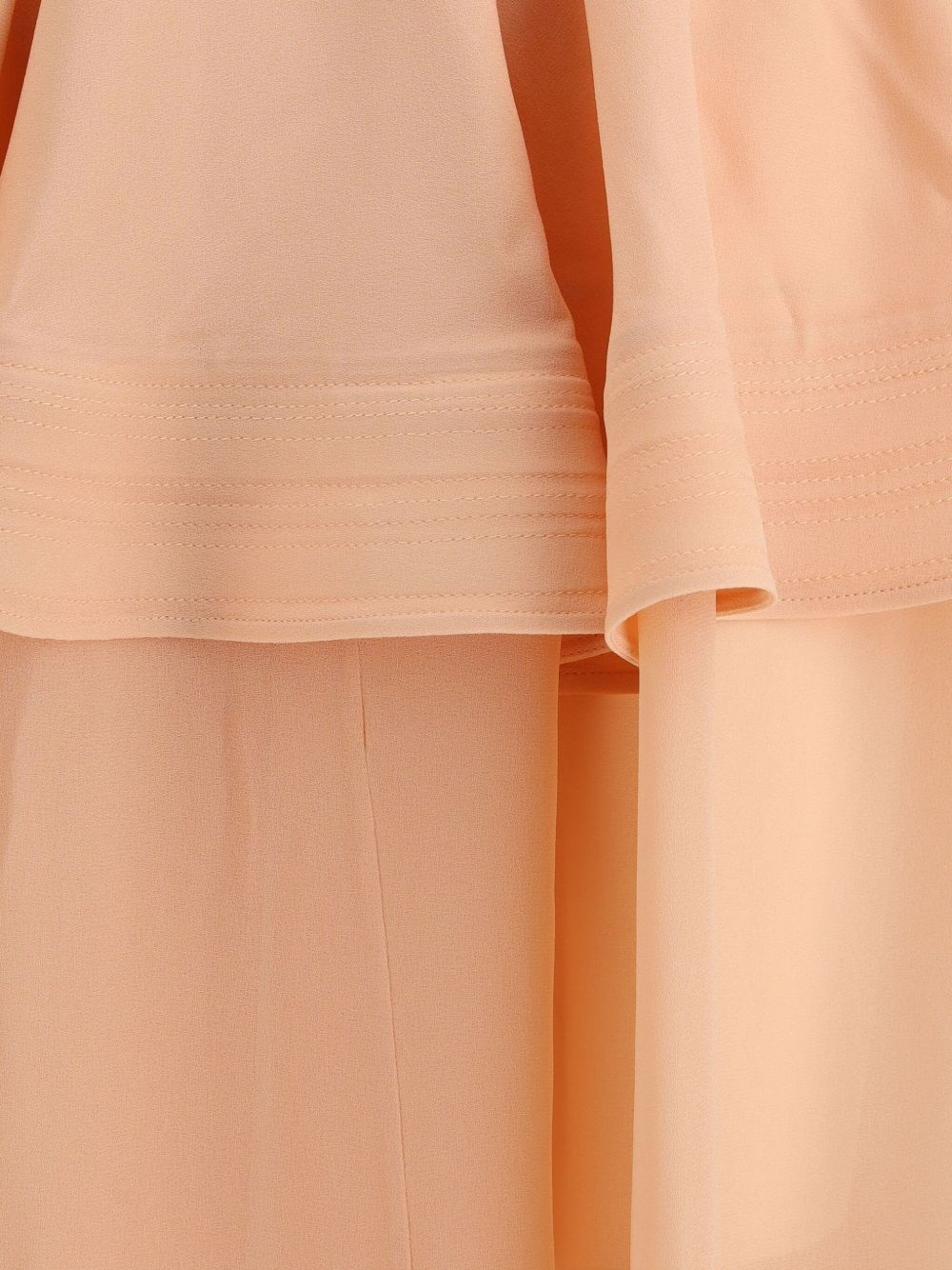 peplum-detail maxi dress - 3