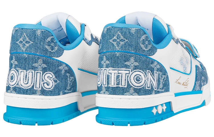 LOUIS VUITTON LV Trainer 'Monogram Denim Blue' 1A9ZI6 - 2