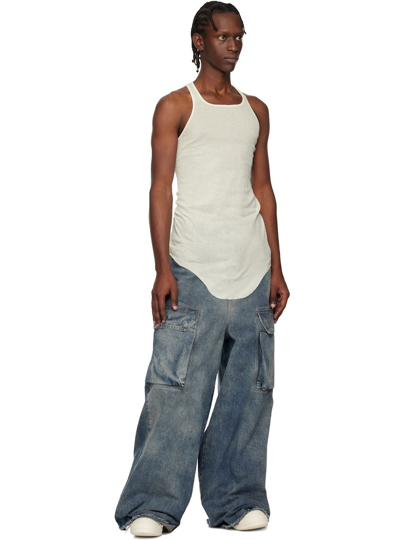 Rick Owens Off-White Temple Geobasket Sneakers outlook