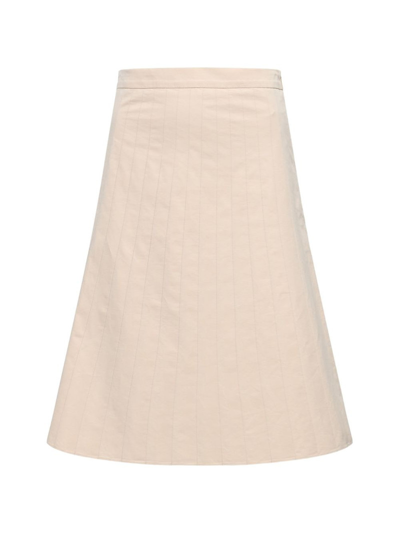pleated poplin skirt 1