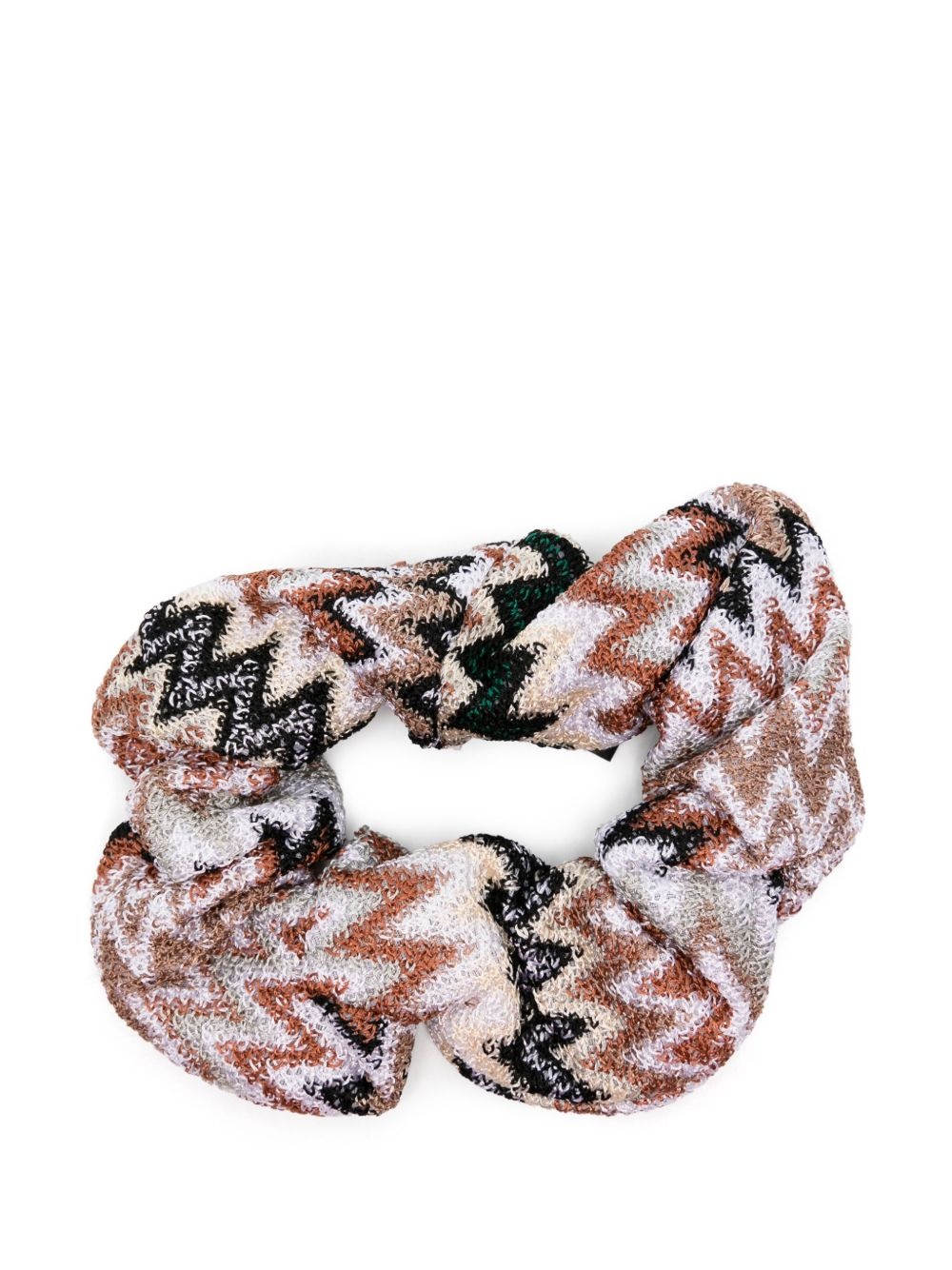 zigzag-woven scrunchie - 1