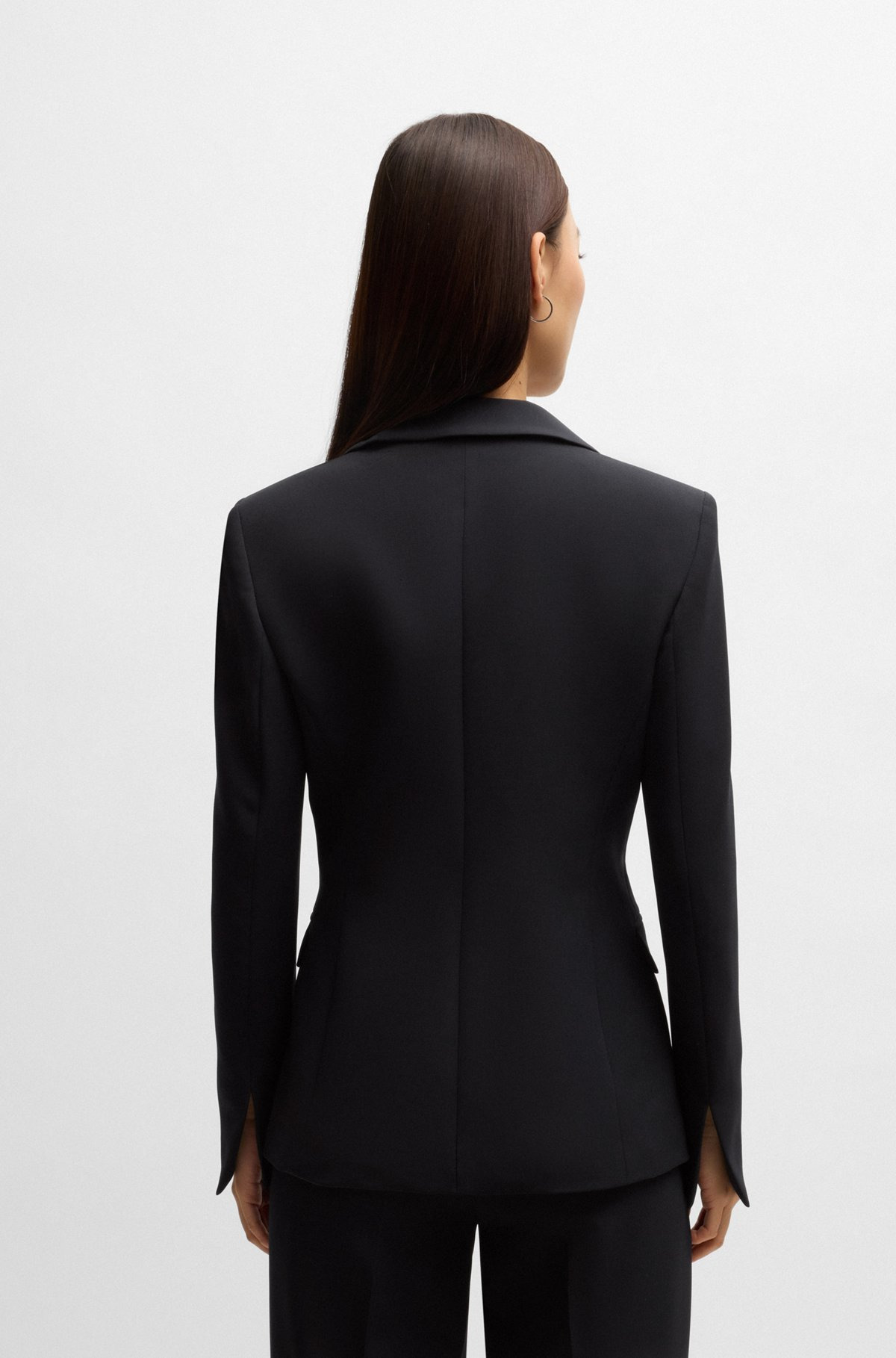SLIM-FIT JACKET WITH DOUBLE-BREASTED CLOSURE - 4