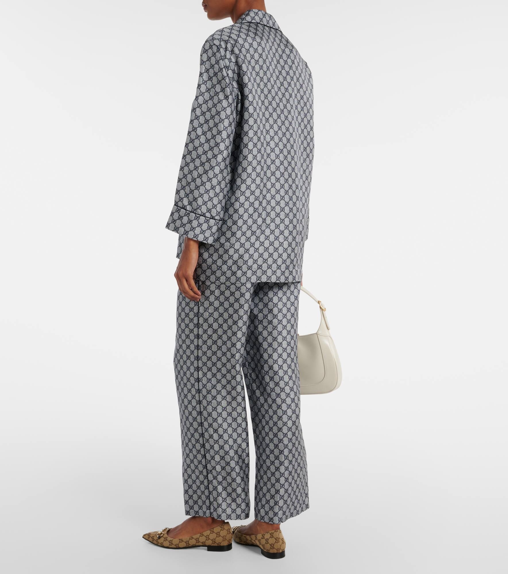 GG silk twill shirt - 3