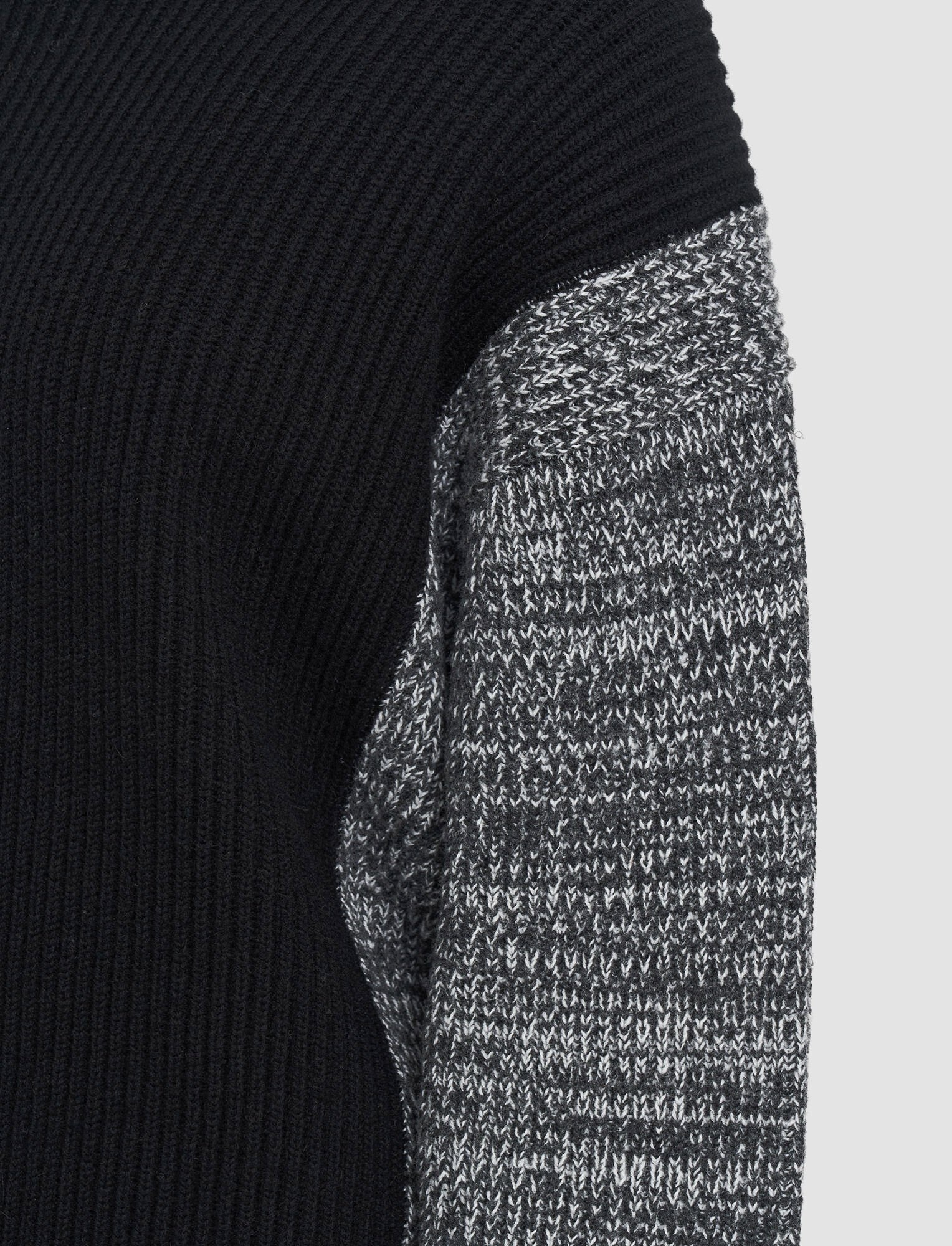 Cardigan Stitch Animation High Neck Jumper - 6