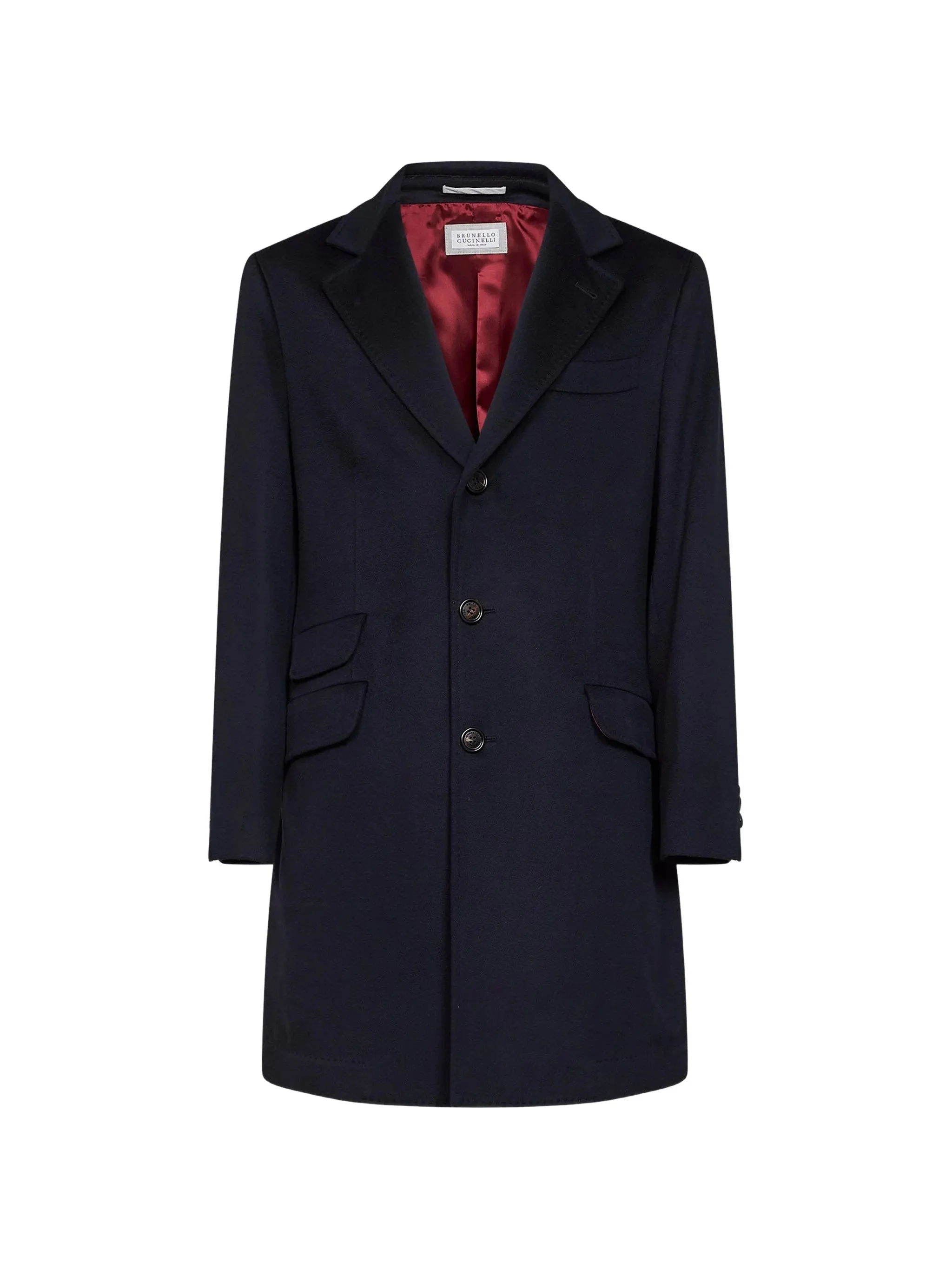 Brunello Cucinelli Single-breasted Notch-lapel Coat - 1