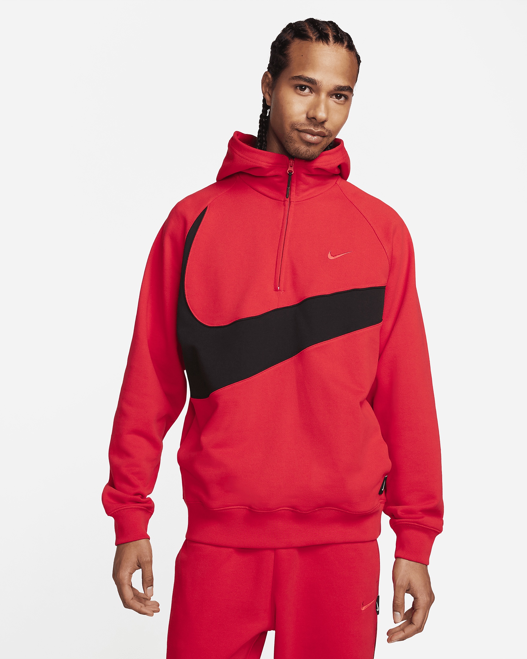 Nike Swoosh Men's 1/2-Zip Fleece Hoodie - 1