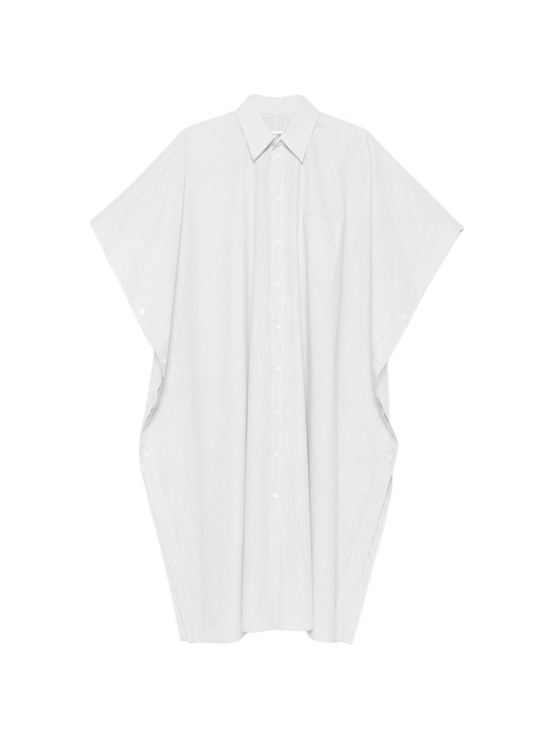 striped midi shirt dress 1