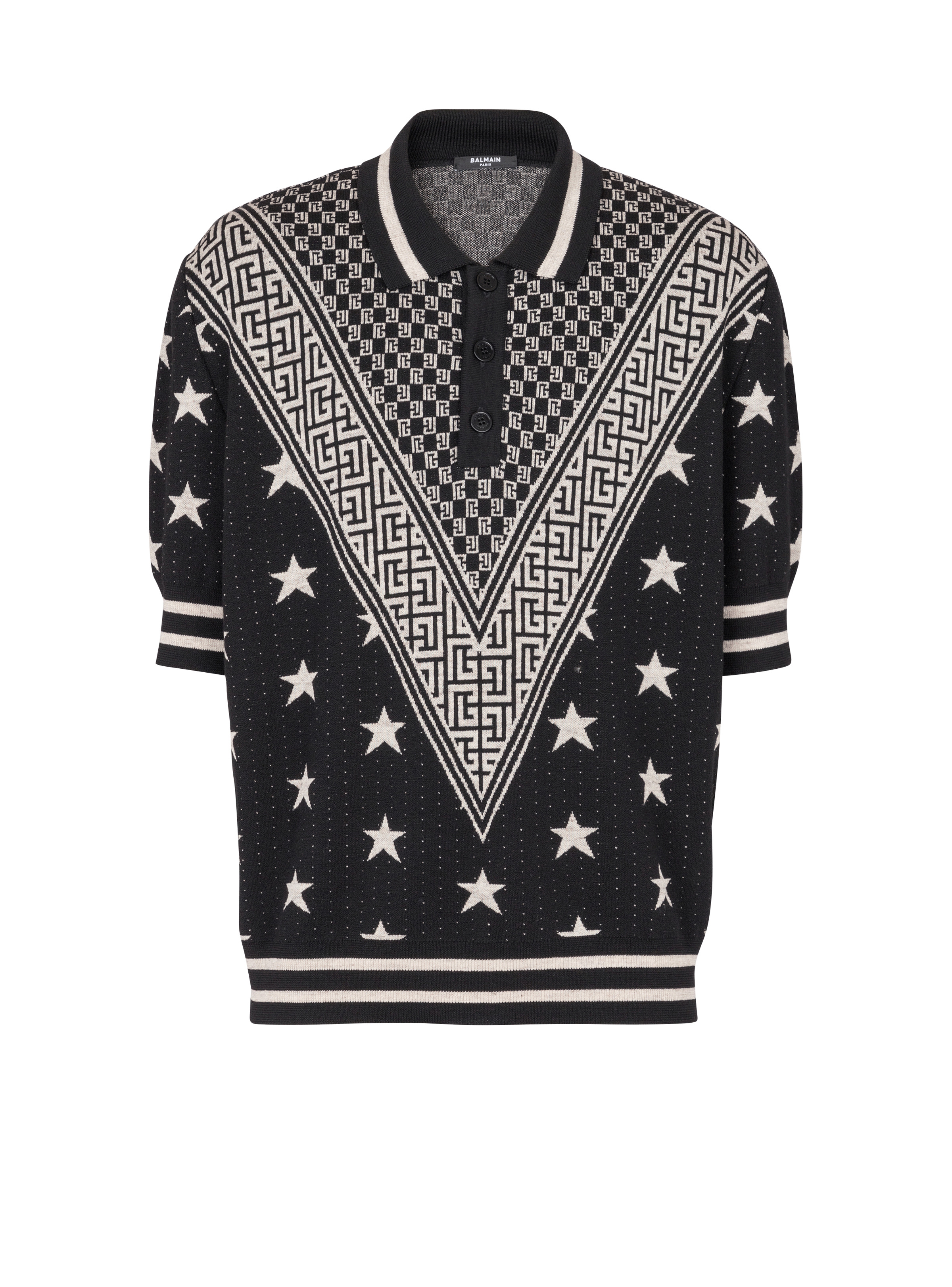 Monogram stars polo shirt - 1
