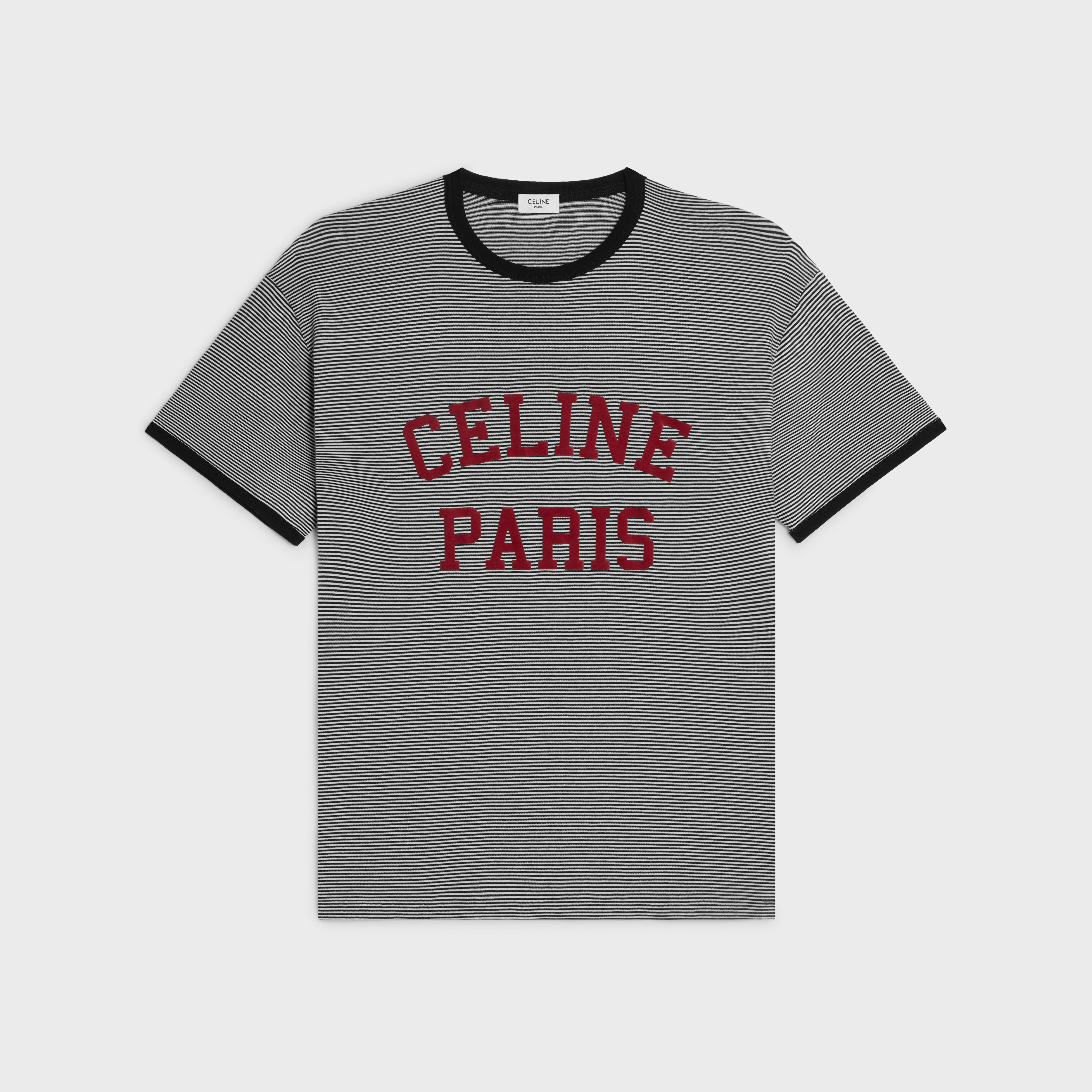 CELINE PARIS loose t-shirt in cotton jersey - 1