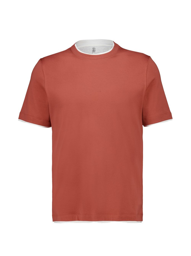 crew-neck short-sleeves T-shirt 1