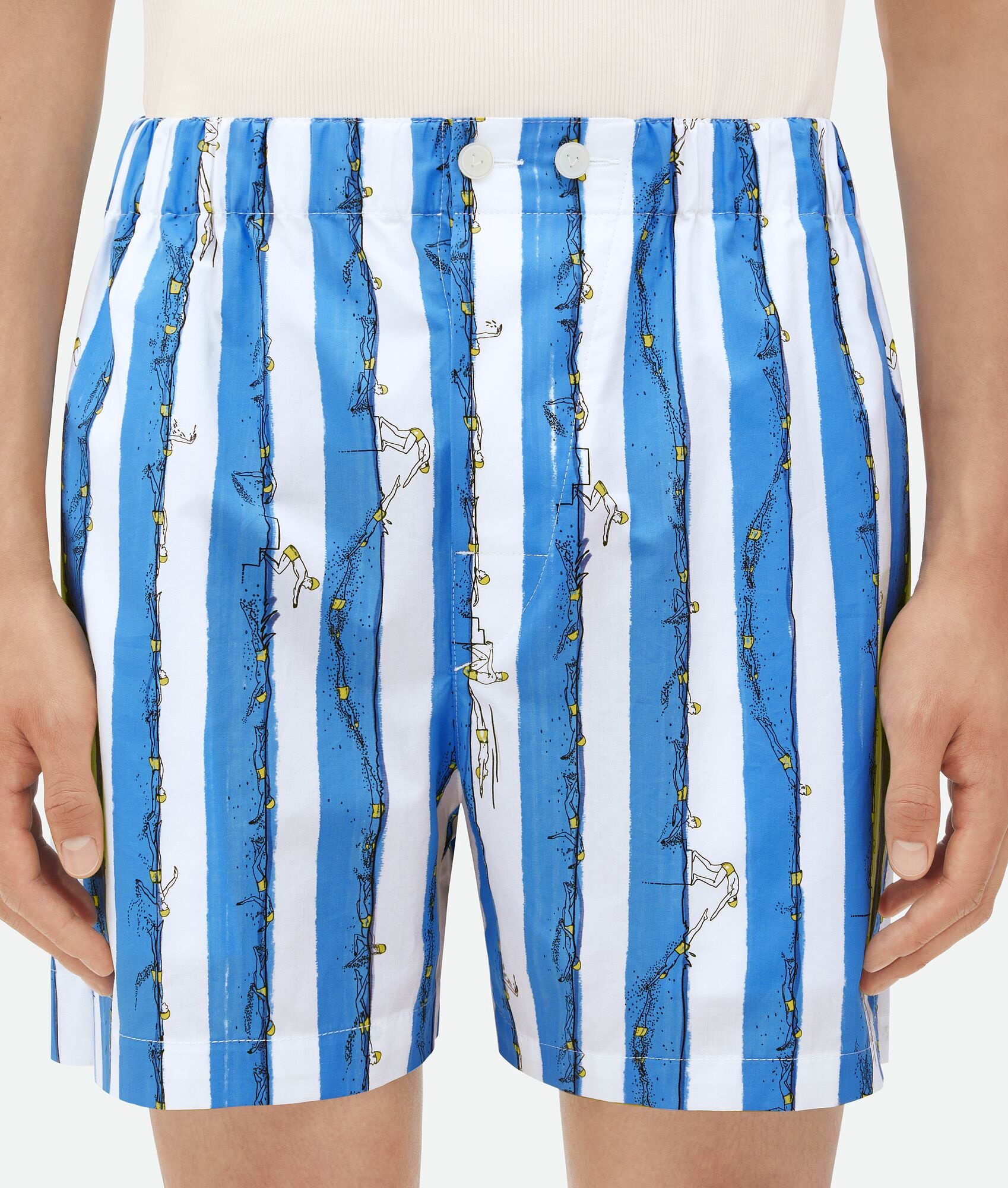 Printed Cotton Shorts - 4