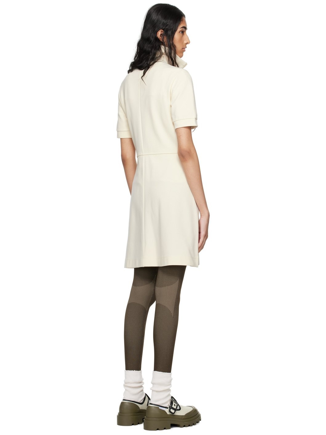Off-White Polo Minidress - 3