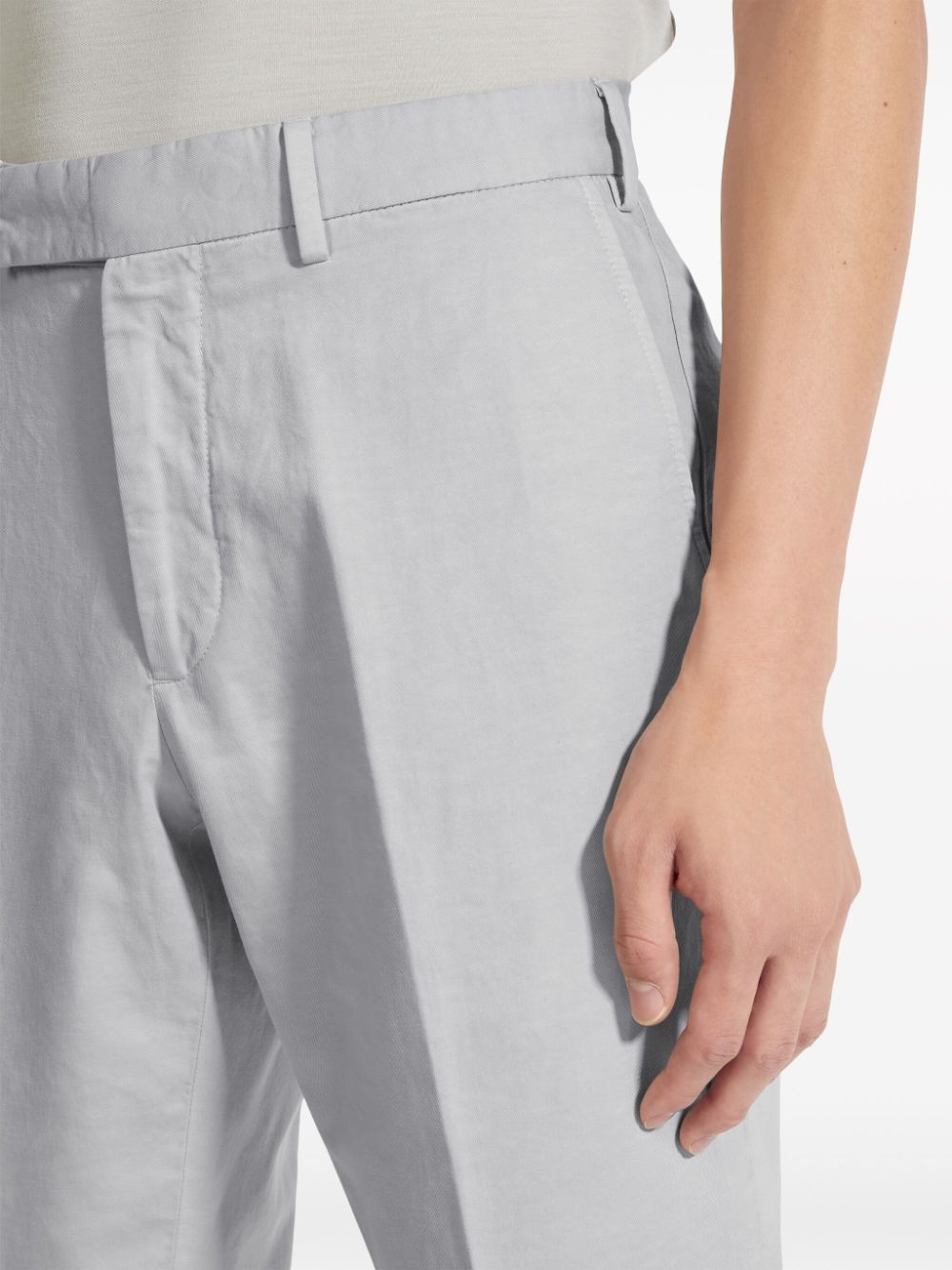 Summer Chino cotton-linen trousers - 5